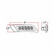 PETERBILT DUAL REVOLUTION AMBER TURN & MARKER TO PURPLE AUXILIARY FENDER LED LIGHT - PASSENGER SIDE