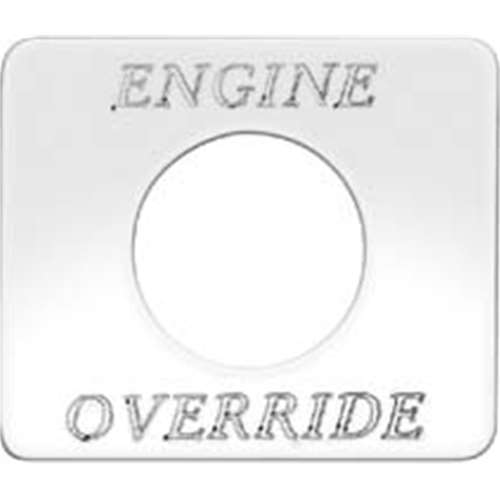 FREIGHTLINER FLD/CLASSIC ENGINE OVERRIDE SWITCH PLATE
