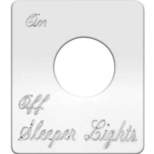 PLATE -SWITCH SS-SLEEPE