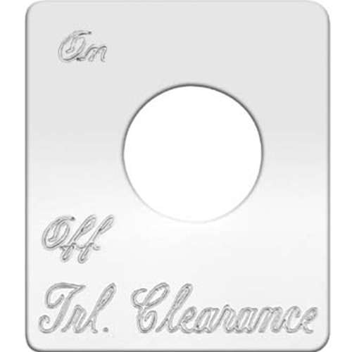 S/S SWITCH PLATE T