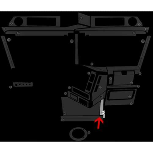 FL CLASSIC/FLD RIGHT OF FUSE DOOR TRIM