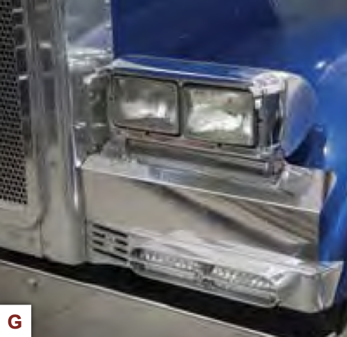 PB 379 SOLID MOUNT FNDR GRDS, FOR DBL RECT HDLT/JJ BLINKER