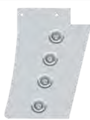 PB 389 WIDE COWL PANELS BLANK