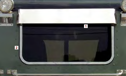 PB SLPR/DAYCAB REAR WINDOW(37"x20") DROP BOWTIE VISOR